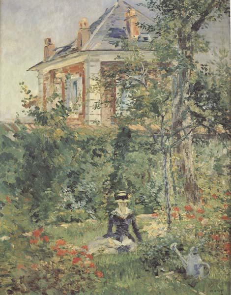Edouard Manet Un coin du jardin de Bellevue (mk40) oil painting picture